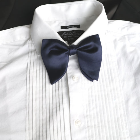 Oversized Satin Bow Tie